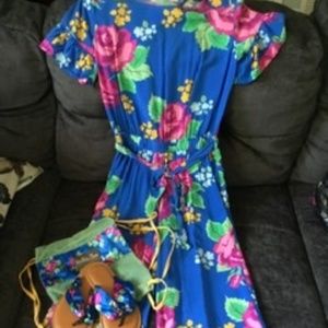 Matilda Jane Romper and matching sandals